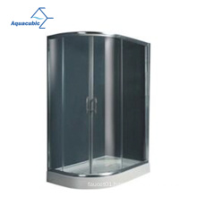 Aquacubic Modern Fashionable Bathroom Floor Corner Mounted Top Cover Shower Room